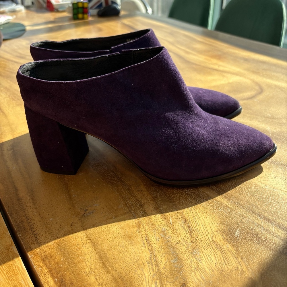 Suede shoes